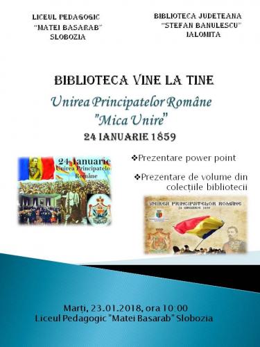 Unirea Principatelor Române  -